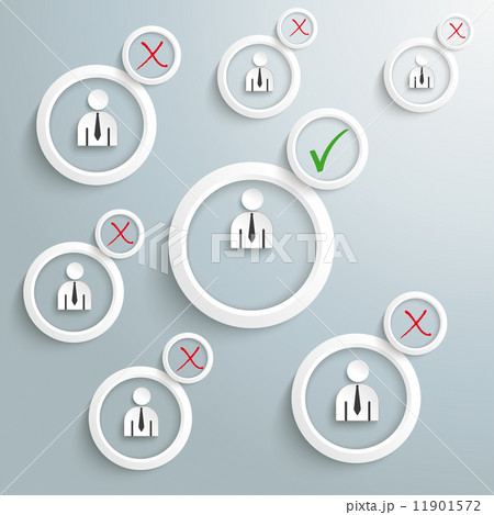 Recruitment Infographic White Rings PiAd 11901572