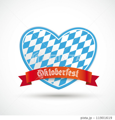 Oktoberfest Heart Red Banner 11901619