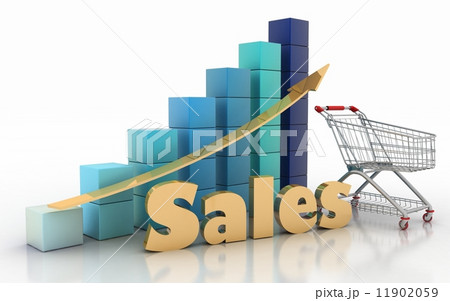 Sales growth chart 11902059