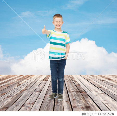 little boy in casual clothes 11903570