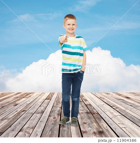 little boy in casual clothes 11904386