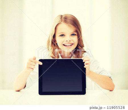 girl with tablet pc at school girl with tablet pc at school 11905528