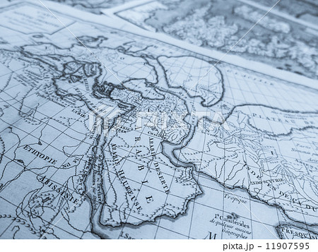 王朝時代の古地図　 11907595