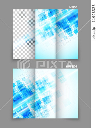 digital tri-fold brochure with squares digital tri-fold brochure with squares 11908328