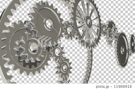 Metallic Gear Stock Illustration