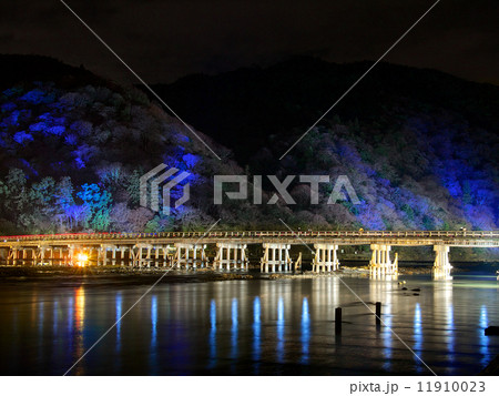 嵐山花灯路　渡月橋 11910023