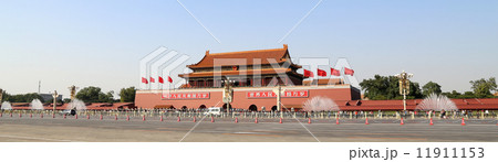 Tiananmen Square -- is a large city square in the center of Beijing, China 11911153