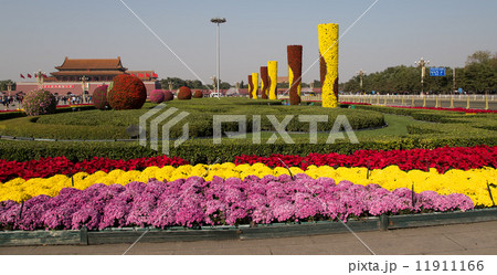 Tiananmen Square -- is a large city square in the center of Beijing, China 11911166