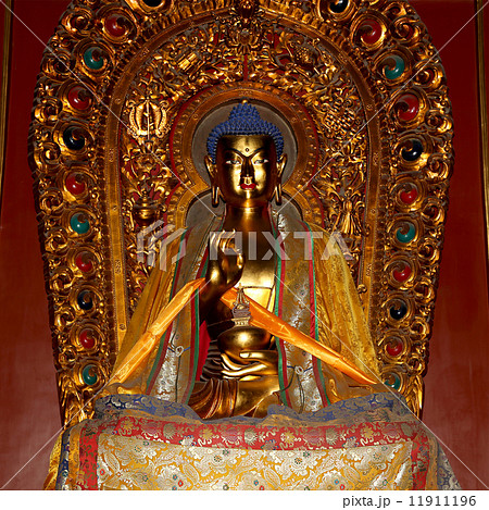Buddhist Temple. Statue of Buddha --Yonghe Temple, Beijing, China Buddhist Temple. Statue of Buddha --Yonghe Temple, Beijing, China 11911196