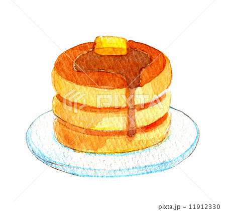 ホットケーキのイラスト素材