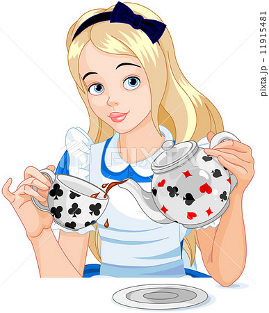 Alice takes tea cup Alice takes tea cup 11915481