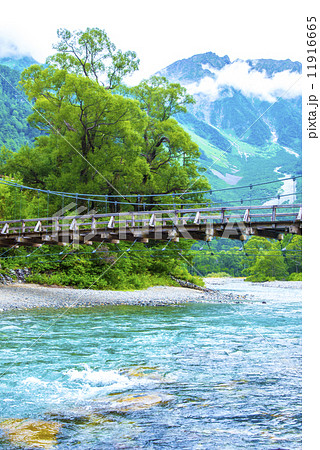 河童橋と奥穂高岳 11916665