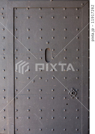 Old metal door background 11917262