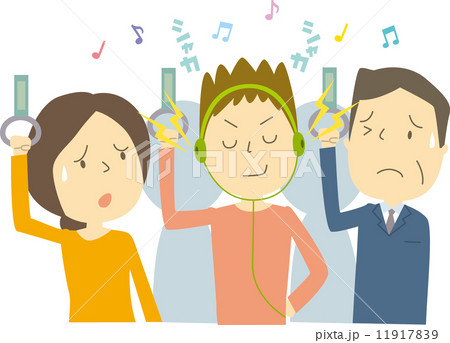 ヘッドフォンからの迷惑な音漏れ 11917839