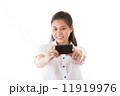 Asian woman using smartphone 11919976