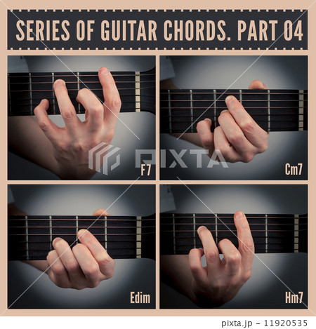 Guitar chords 11920535