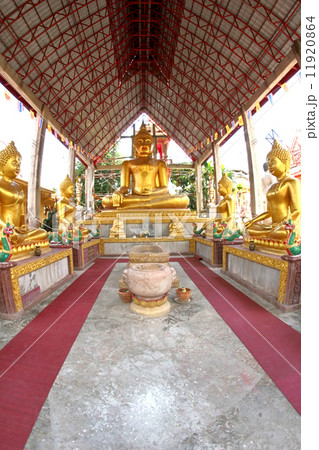 Wat Tai temple and Buddhist sculpture in Ubon Ratchathani, Thail Wat Tai temple and Buddhist sculpture in Ubon Ratchathani, Thail 11920864