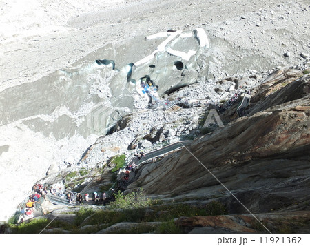 シャモニー　メールドグラス氷河 11921362