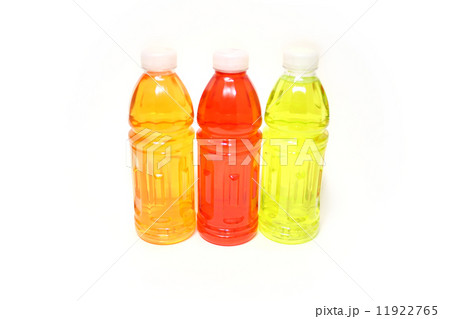 カラフルスポーツドリンクの写真素材 カラフルスポーツドリンクの写真素材