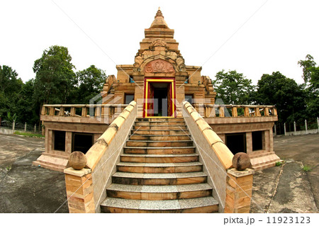 pagodas at Wat TAM PIANG DIN  ,Loei Province , Northeast of Thai 11923123