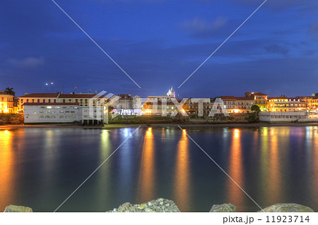 Casco Viejo, Panama City, across the Bay in the twilight Casco Viejo, Panama City, across the Bay in the twilight 11923714