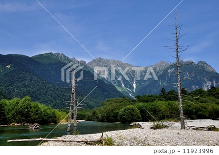 上高地・大正池と穂高岳 上高地・大正池と穂高岳 11923996