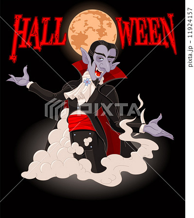 Halloween Draculaのイラスト素材