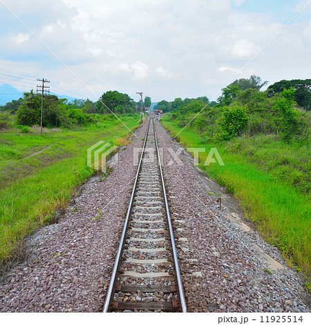 train tracks in country developing 11925514