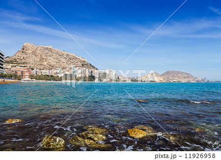View of Alicante with Castle of Santa Barbara 11926958