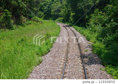train tracks in country developing 11930850