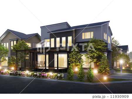 住宅夜景 11930909