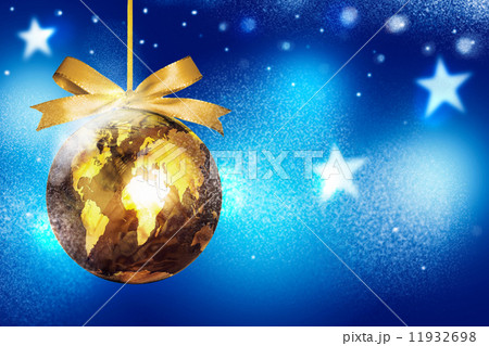 世界のクリスマス 金色の地球儀 世界のクリスマス 金色の地球儀 11932698