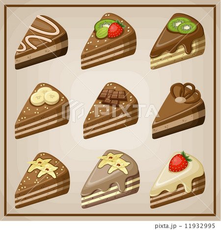 Set of cakes. 11932995