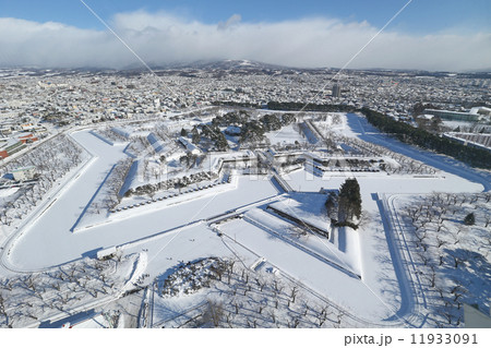 雪の五稜郭・函館 雪の五稜郭・函館 11933091