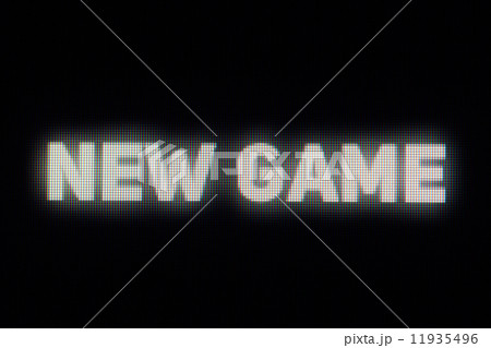 New game concept on the monitor New game concept on the monitor 11935496