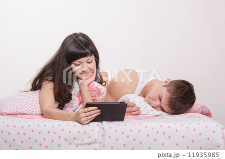 Husband fell asleep while watching movie with his wife Husband fell asleep while watching movie with his wife 11935985