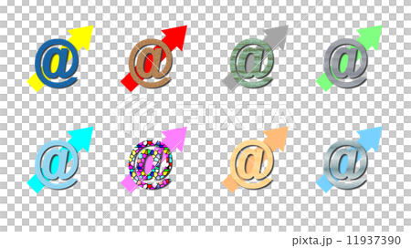 アットマークと矢印 11937390