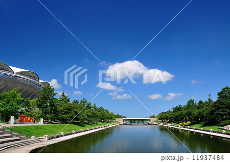 ビッグスワンと雲 ビッグスワンと雲 11937484