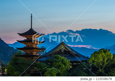 宮島　山辺の小径付近からの風景 11938676