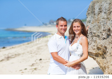 Couple on a Tropical Beach 11939266