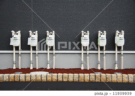 集合住宅のガスメーター 11939939