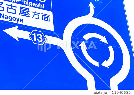 ラウンドアバウト標識 ラウンドアバウト標識 11940659