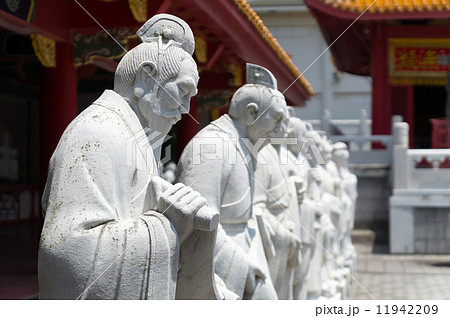 長崎　孔子廟 72賢人石像 11942209