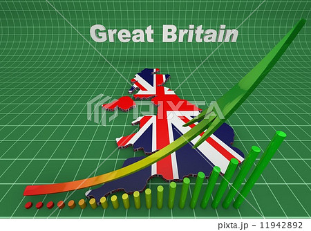 Illustration of United Kingdom map with as Flag Illustration of United Kingdom map with as Flag 11942892