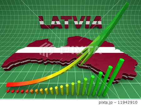 Illustration Map of Latvia Illustration Map of Latvia 11942910