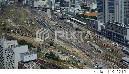 品川駅北側俯瞰2014年8月撮影 11945216