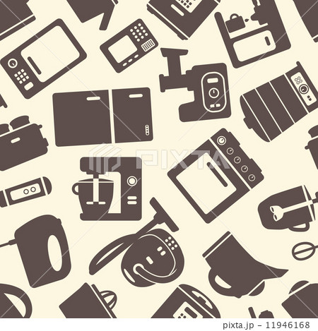 seamless pattern with electronic appliances seamless pattern with electronic appliances 11946168