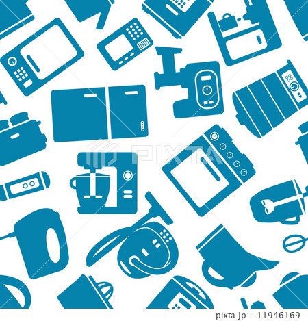 seamless pattern with electronic appliances 11946169