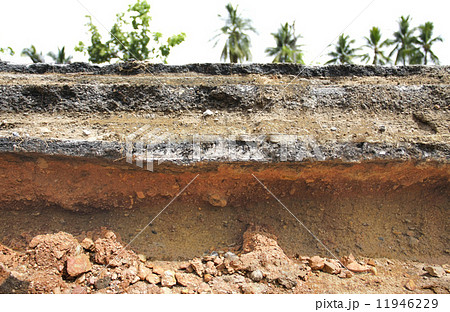 Layer of asphalt road 11946229