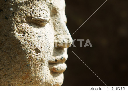 Close of of Buddha face Close of of Buddha face 11946336